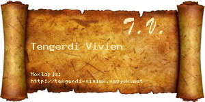 Tengerdi Vivien névjegykártya