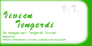 vivien tengerdi business card